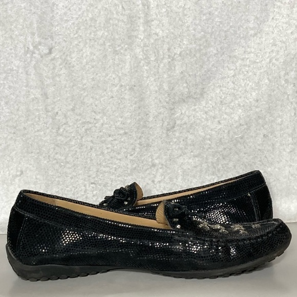 Vaneli Womens Black Leather Driving Moccasin Slip On Casual Loafers SZ US 9 A - Picture 7 of 14